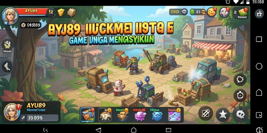 Screenshot AYU89 menunjukkan gameplay menarik dan santai.