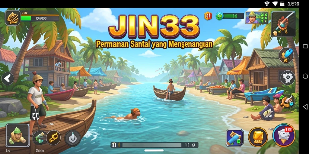 Tampilan gameplay JIN33 yang mengasyikkan dan penuh warna.