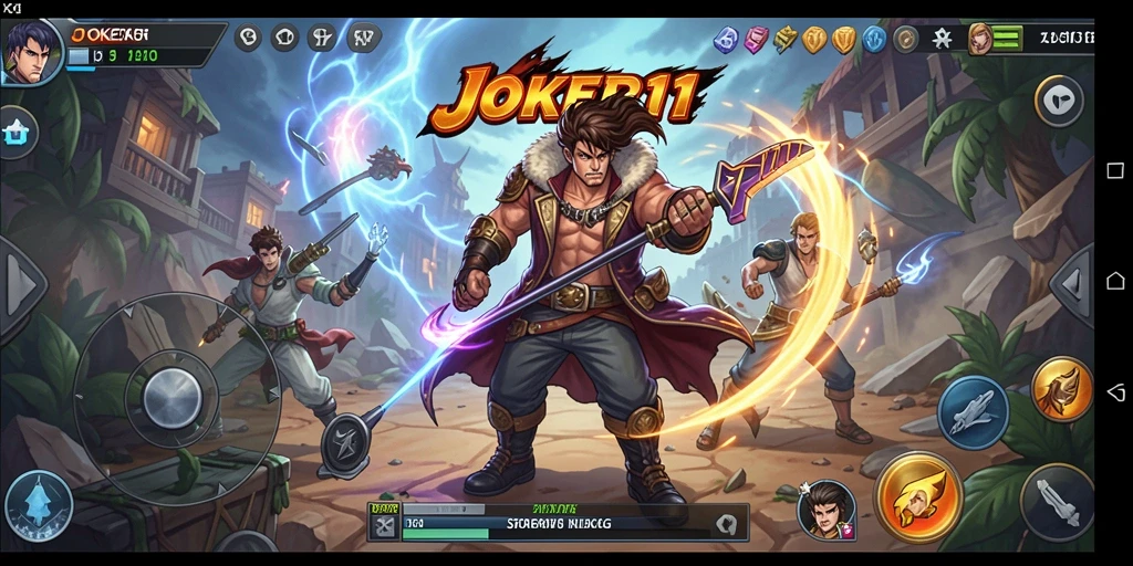 Screenshot utama gameplay SLG JOKER11 yang menarik.