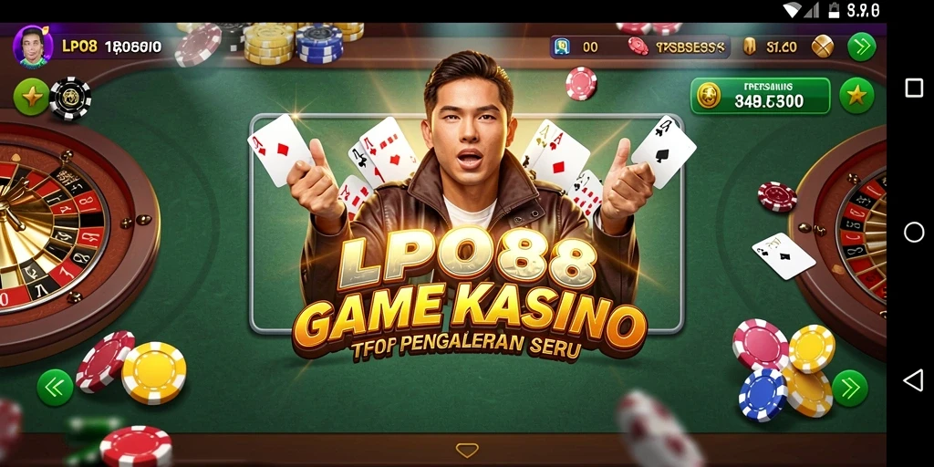 Screenshot gameplay LPO88 dengan suasana Kasino yang mendebarkan.