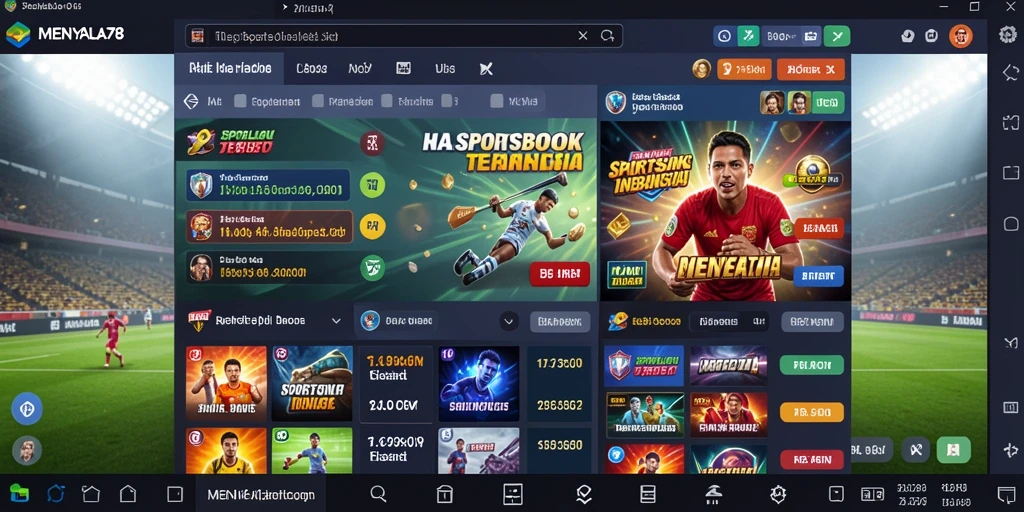 Screenshot MENYALA78 menampilkan pengalaman taruhan olahraga yang menarik.