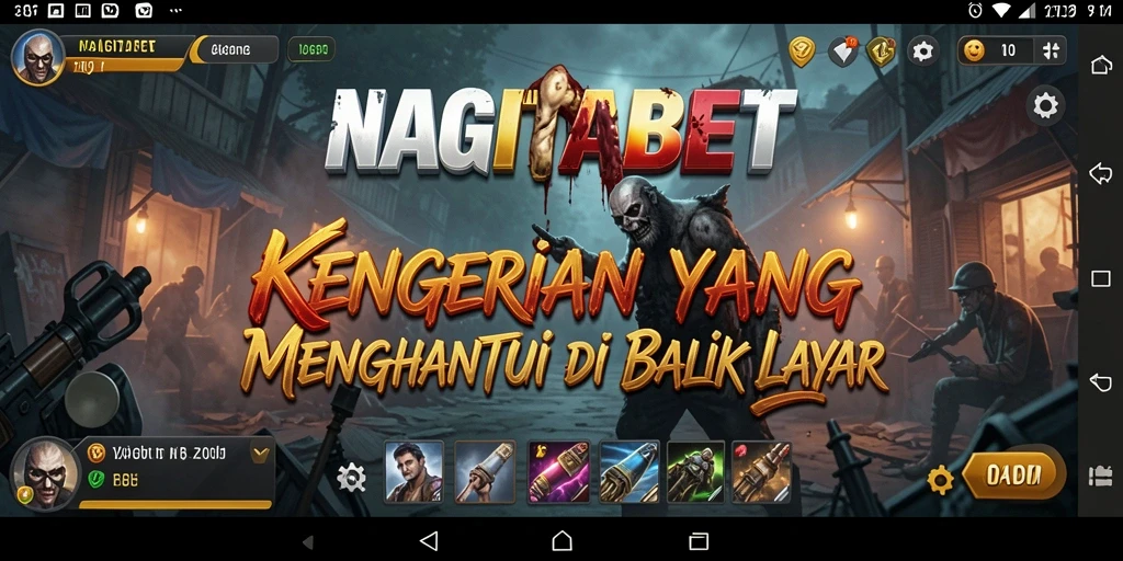 Tampilan gameplay NAGITABET yang mencekam dan penuh ketegangan.