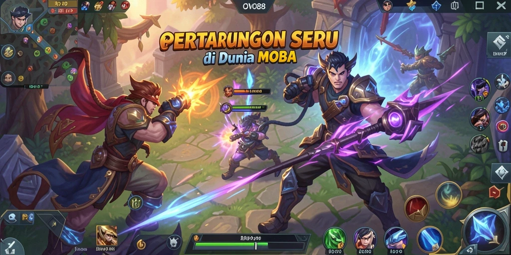 Tampilan gameplay seru dan grafis menakjubkan dari OVO88.