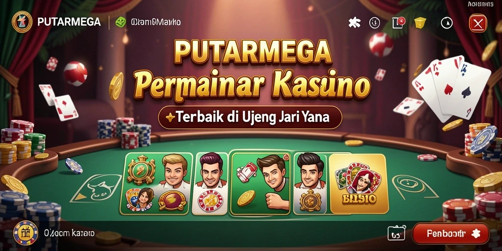 Tampilan gameplay PUTARMEGA yang menarik dan penuh aksi Kasino.