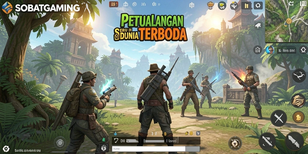 Gameplay SOBATGAMING yang mengasyikkan di dunia terbuka.