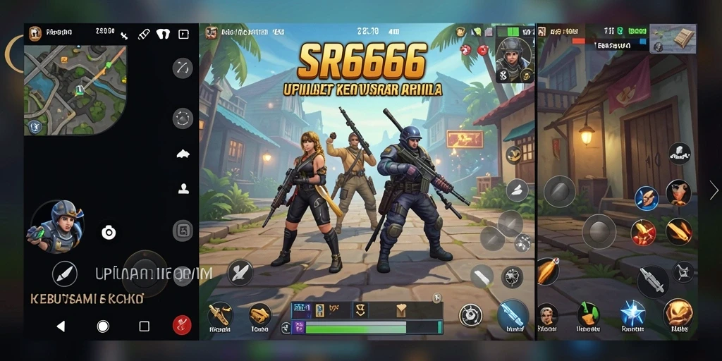 Tampilan antarmuka <strong>SR6666</strong> yang sederhana dan intuitif.