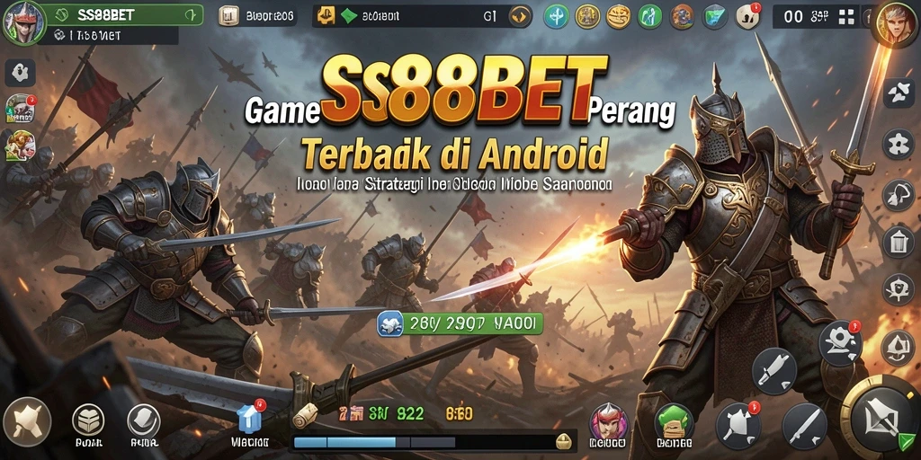 Tampilan menarik permainan SLG dengan pertempuran yang intens.