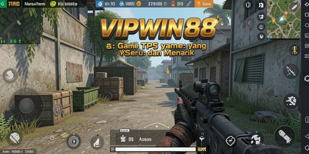 Screenshot menunjukkan aksi seru dalam gameplay TPS VIPWIN88.